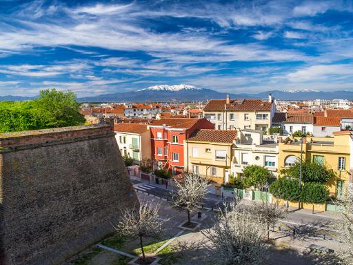 Perpignan, vue du Palais des Rois de Majorque Perpignan, vue du Palais des Rois de Majorque
