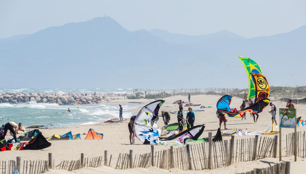 Kitesurf dans les Pyrénées-Orientales Kitesurf dans les Pyrénées-Orientales
